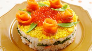 母の日は豪華なのに簡単な 寿司ケーキ Sushi Times
